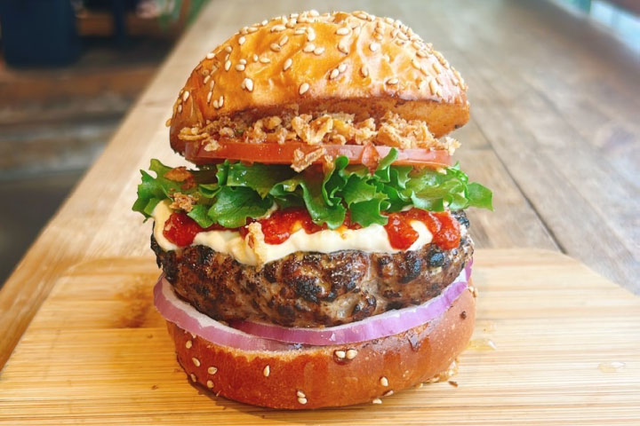 RED NOMAD LAMB BURGER