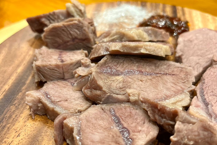 チャンスンマハ(羊の塩茹で)