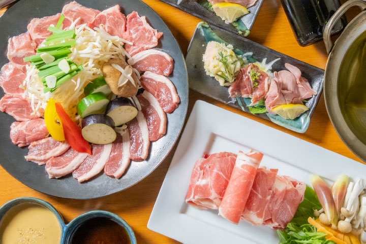 えいじん鍋のジンギスカン