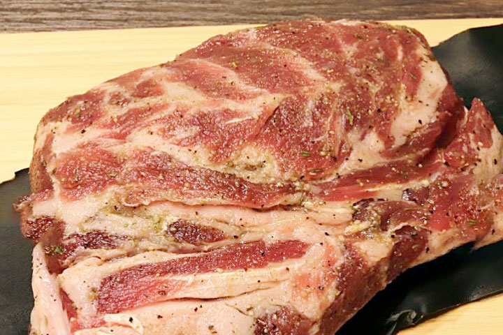 ラム肩ロース昆布〆