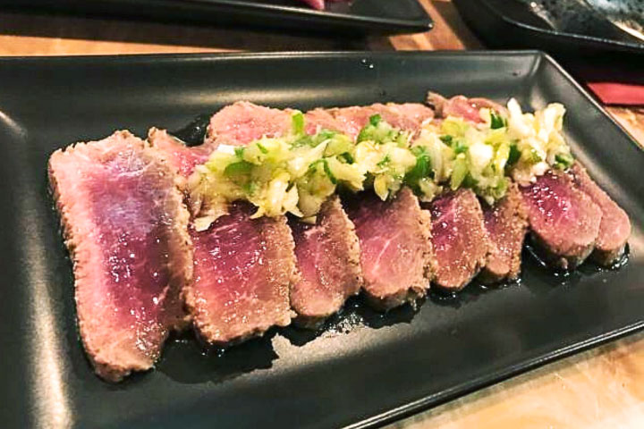 ラム肉生姜醤油