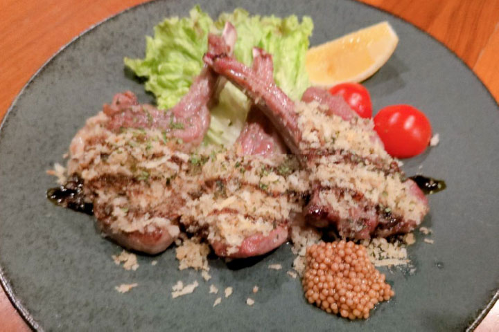 ラムチョップのパン粉焼き(3本～)