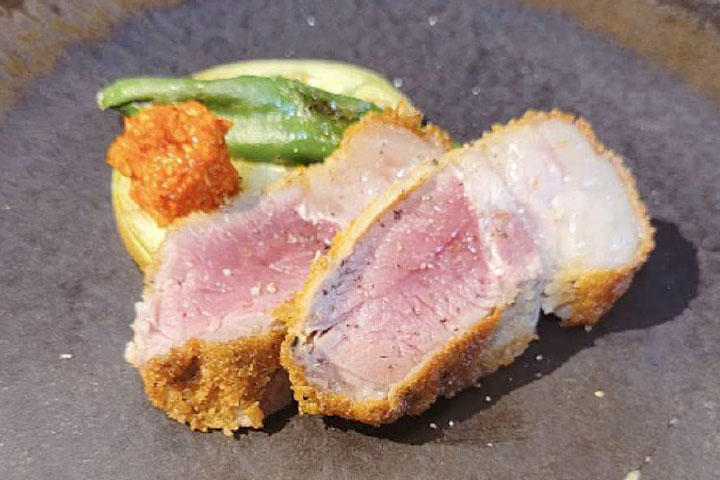 子羊のローマ風カツレツ